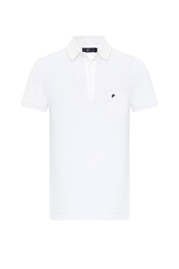 DENIM CULTURE DENIM CULTURE Majica 'ALARIC'  crna / bijela