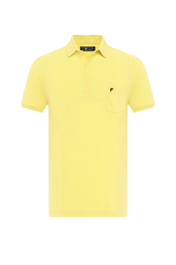 DENIM CULTURE DENIM CULTURE Majica ' ALARIC '  žuta / crna