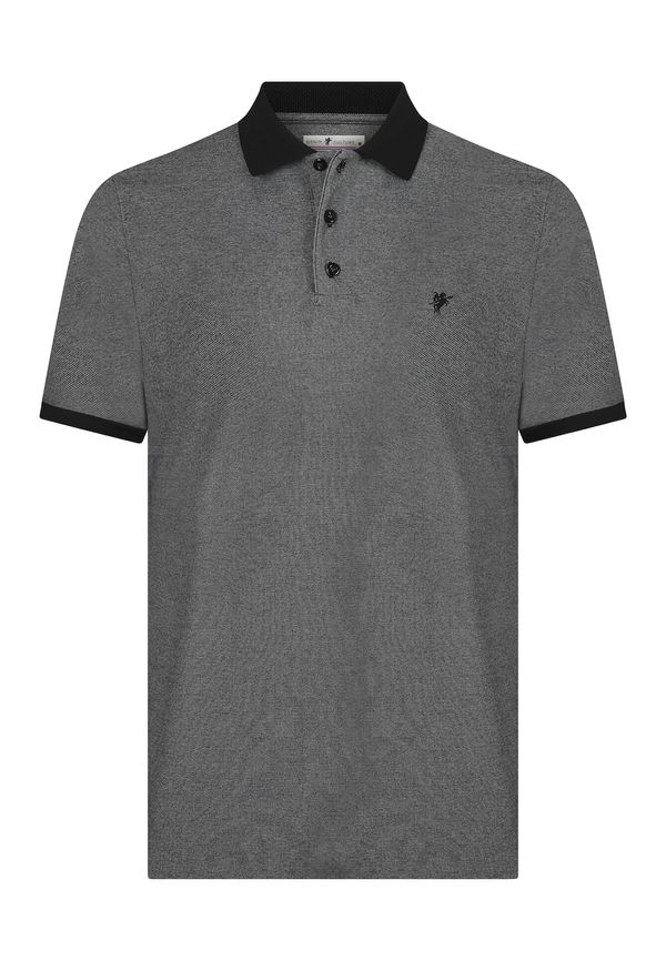 DENIM CULTURE DENIM CULTURE Majica 'CALVIN'  crna