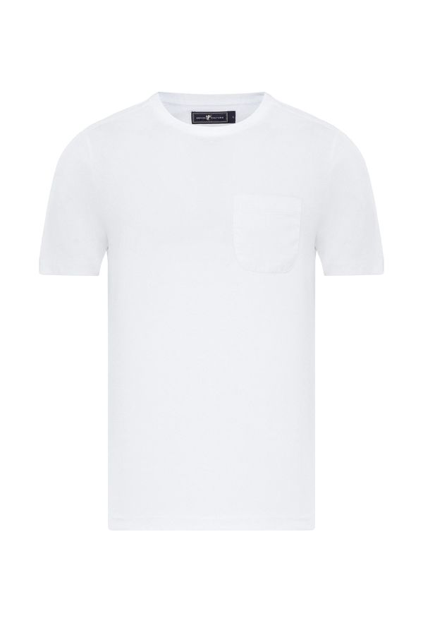 DENIM CULTURE DENIM CULTURE Majica 'Dave'  bijela