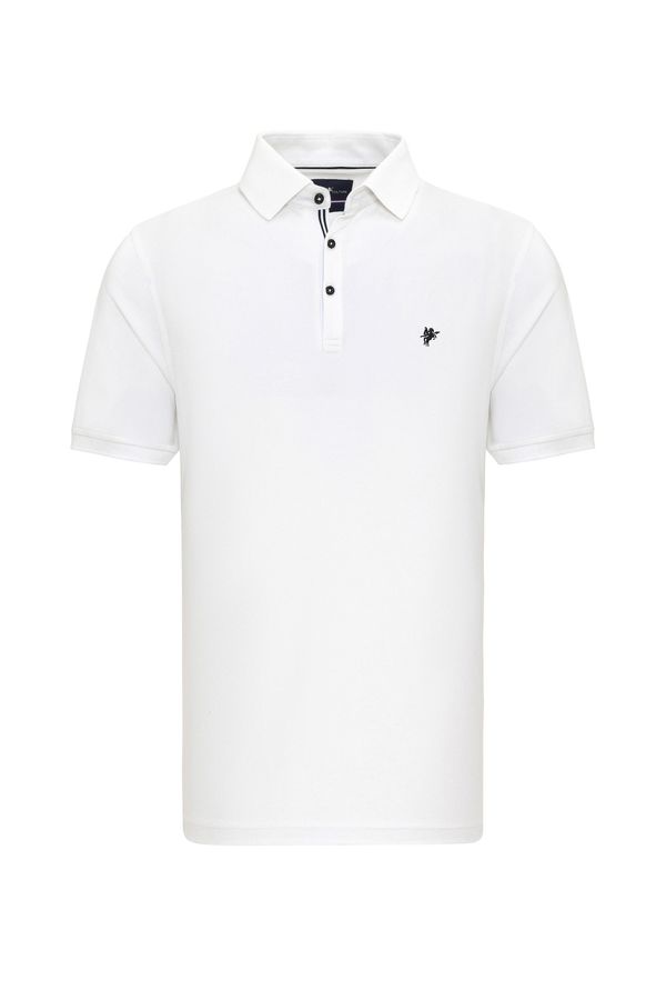 DENIM CULTURE DENIM CULTURE Majica 'Draven'  crna / bijela