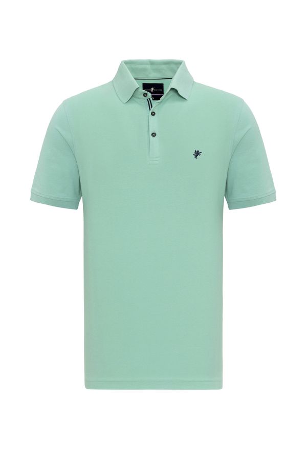 DENIM CULTURE DENIM CULTURE Majica 'Draven'  mornarsko plava / menta