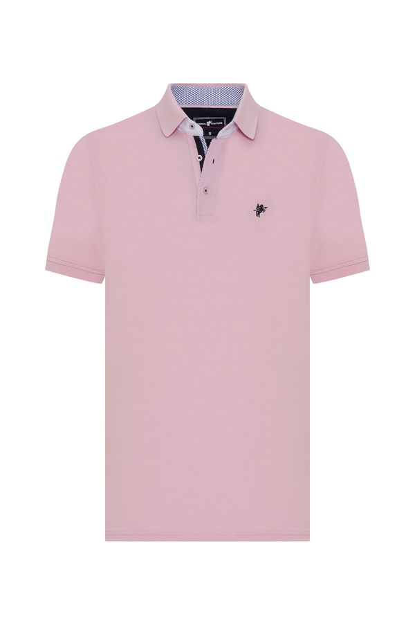 DENIM CULTURE DENIM CULTURE Majica 'JES'  roza