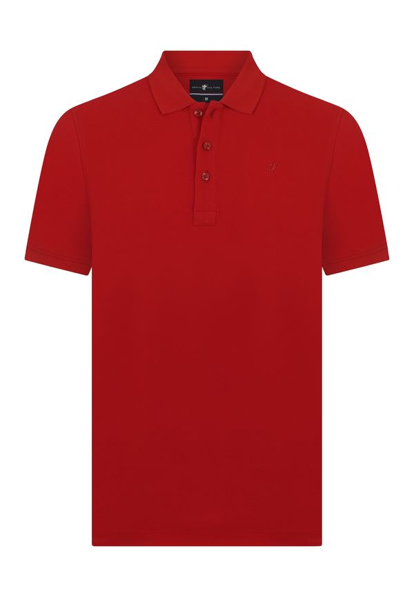 DENIM CULTURE DENIM CULTURE Majica 'JONATHAN'  crvena