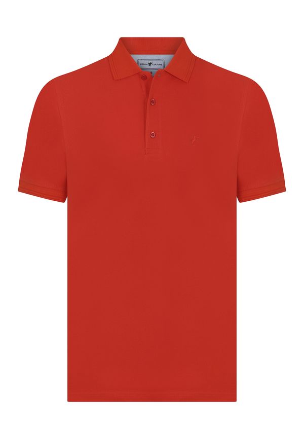 DENIM CULTURE DENIM CULTURE Majica 'Ken'  koraljna