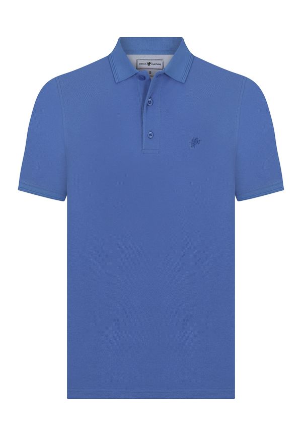 DENIM CULTURE DENIM CULTURE Majica 'Ken'  nebesko plava