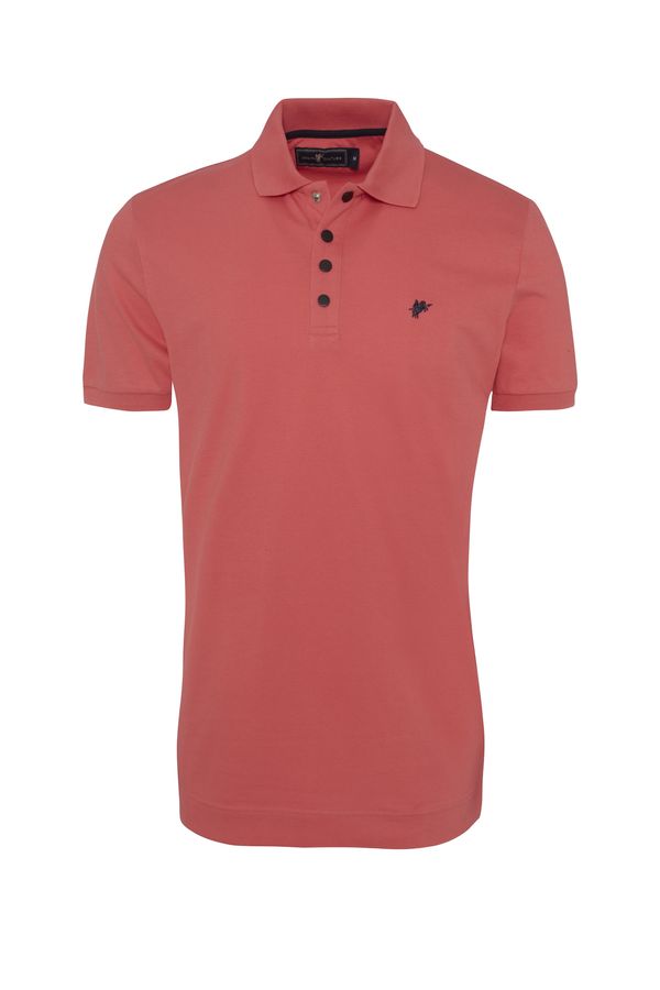 DENIM CULTURE DENIM CULTURE Majica 'KYROS'  koraljna / svijetlocrvena