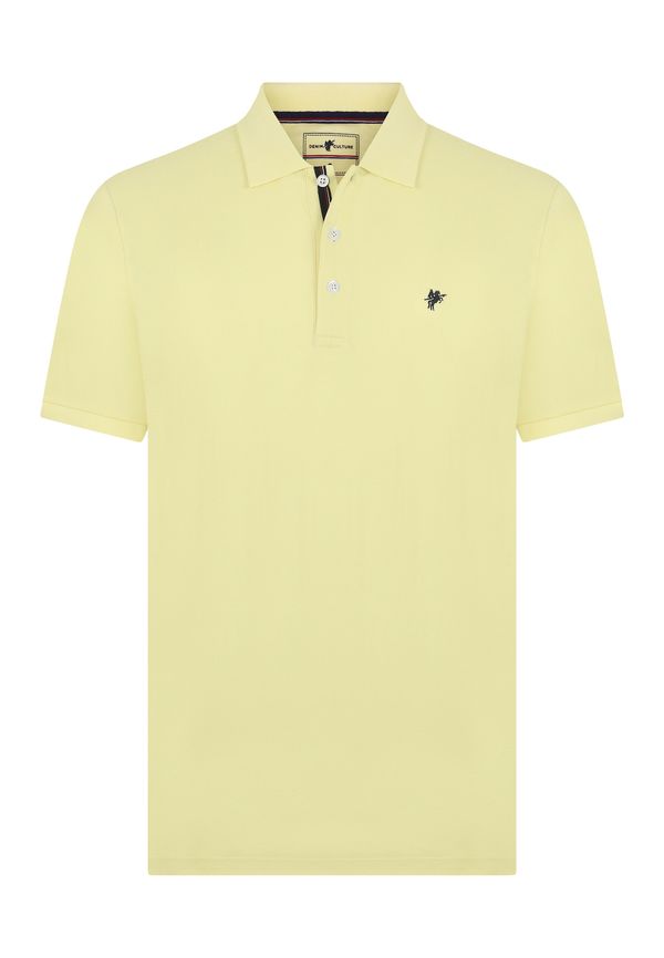 DENIM CULTURE DENIM CULTURE Majica 'LEO'  žuta