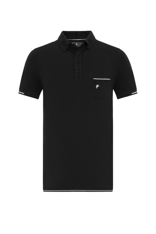 DENIM CULTURE DENIM CULTURE Majica 'LUCIUS'  crna