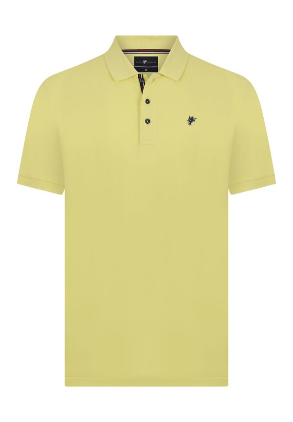 DENIM CULTURE DENIM CULTURE Majica 'TADAS'  žuta