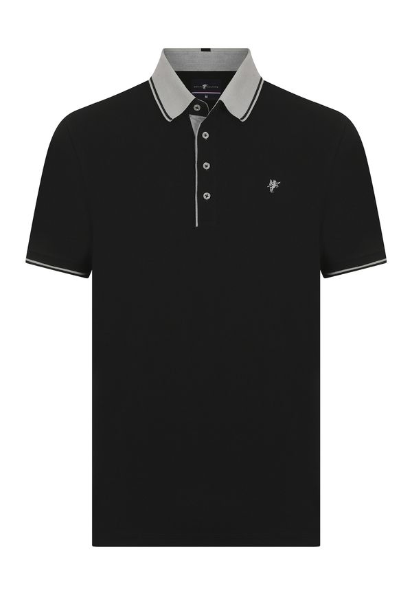 DENIM CULTURE DENIM CULTURE Majica 'Vasilis'  crna