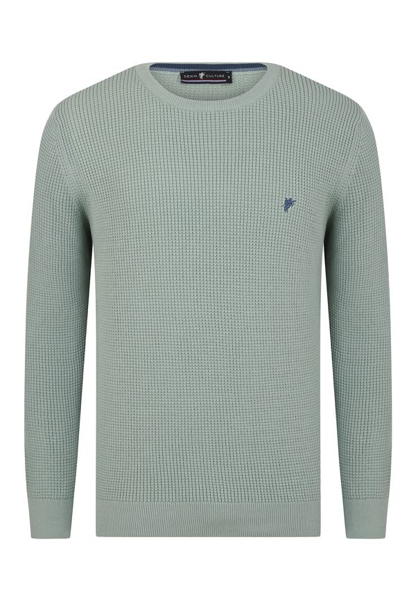 DENIM CULTURE DENIM CULTURE Pulover 'Alijan'  pastelno zelena