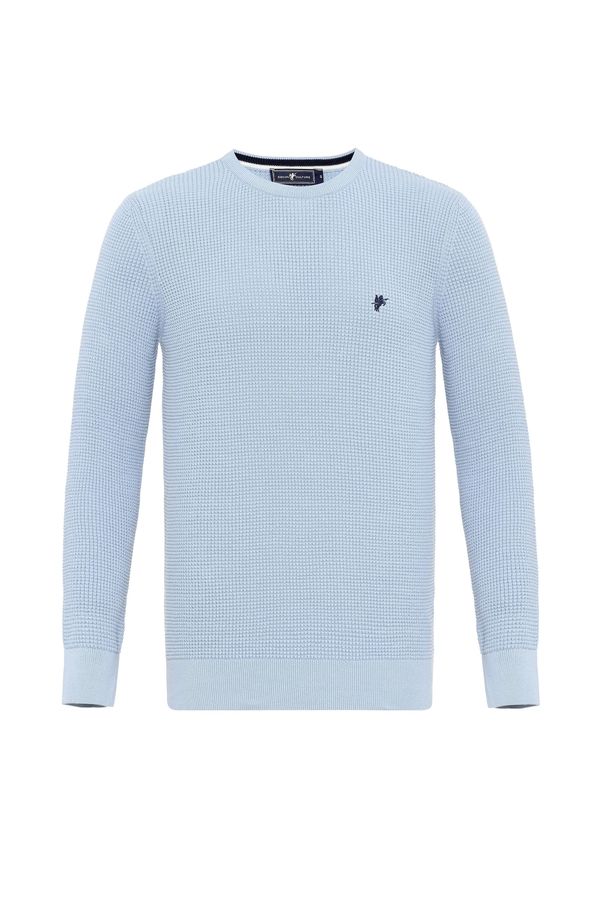 DENIM CULTURE DENIM CULTURE Pulover 'ALJAMAIN'  mornarsko plava / svijetloplava