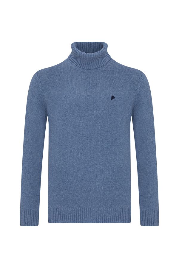 DENIM CULTURE DENIM CULTURE Pulover 'Andres'  mornarsko plava / golublje plava