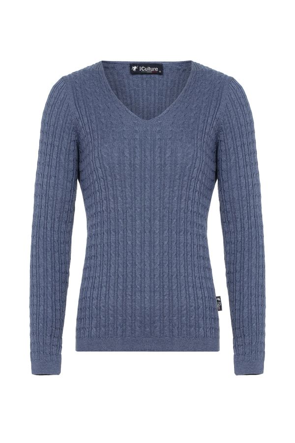 DENIM CULTURE DENIM CULTURE Pulover 'Beatrice'  golublje plava