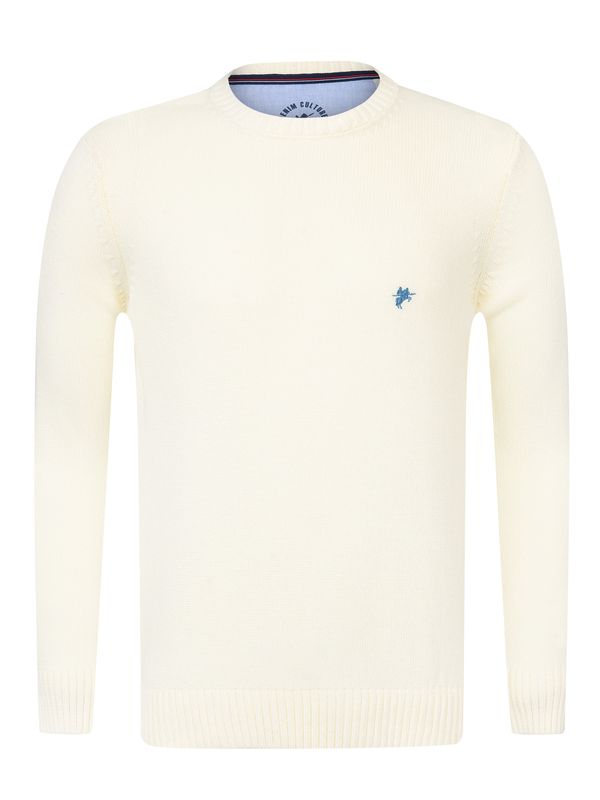 DENIM CULTURE DENIM CULTURE Pulover 'Brian'  boja pijeska / nebesko plava