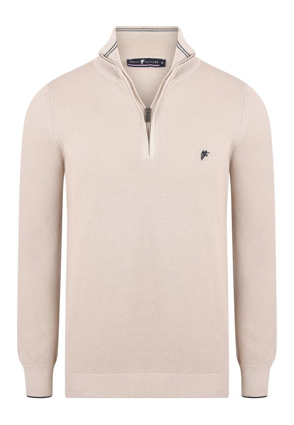 DENIM CULTURE DENIM CULTURE Pulover 'Chester'  bež