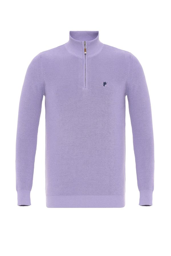 DENIM CULTURE DENIM CULTURE Pulover 'EMILE'  svijetloljubičasta