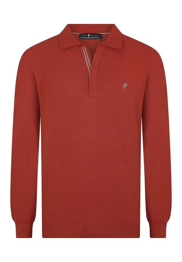 DENIM CULTURE DENIM CULTURE Pulover 'Emrick'  karmin crvena