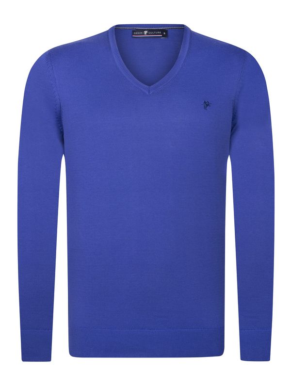 DENIM CULTURE DENIM CULTURE Pulover 'GABRIELLA'  kraljevsko plava