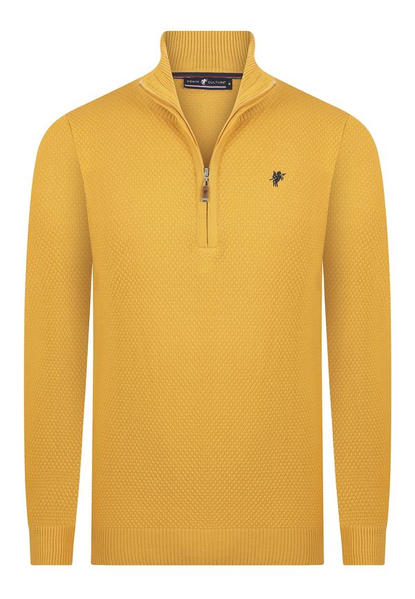 DENIM CULTURE DENIM CULTURE Pulover 'Giotto'  senf