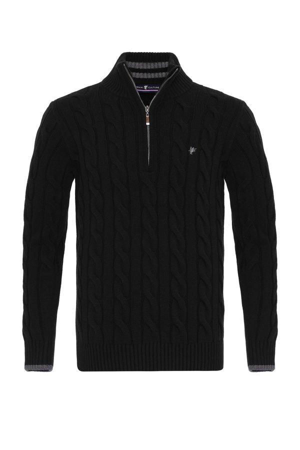 DENIM CULTURE DENIM CULTURE Pulover 'JOEL'  crna