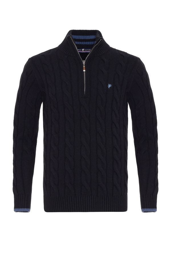 DENIM CULTURE DENIM CULTURE Pulover 'JOEL'  mornarsko plava