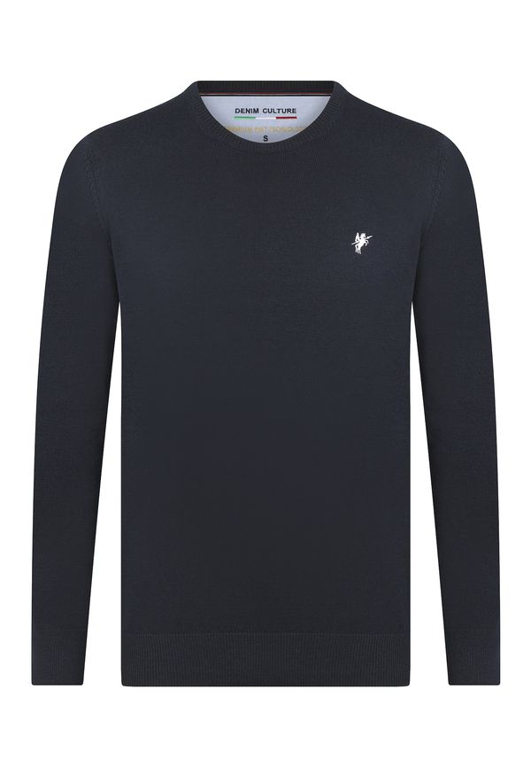 DENIM CULTURE DENIM CULTURE Pulover 'Leroy'  mornarsko plava