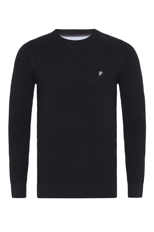 DENIM CULTURE DENIM CULTURE Pulover 'LEVIN'  mornarsko plava