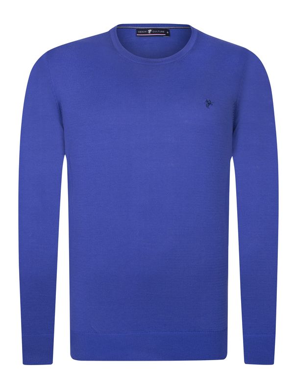 DENIM CULTURE DENIM CULTURE Pulover 'MANNO'  mornarsko plava / kraljevsko plava