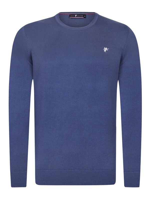 DENIM CULTURE DENIM CULTURE Pulover 'Manno'  morsko plava