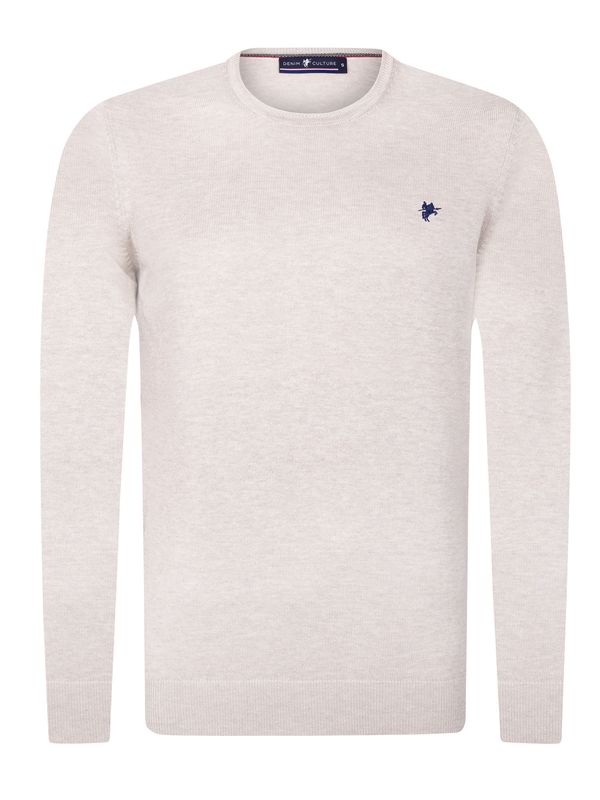 DENIM CULTURE DENIM CULTURE Pulover 'Manno'  svijetla bež