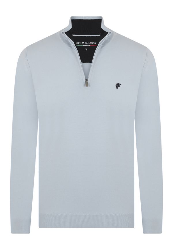 DENIM CULTURE DENIM CULTURE Pulover 'Martino'  opal / crna