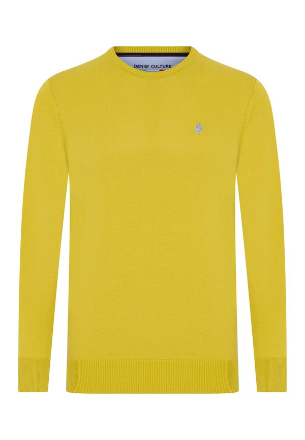 DENIM CULTURE DENIM CULTURE Pulover 'Mathevv'  senf