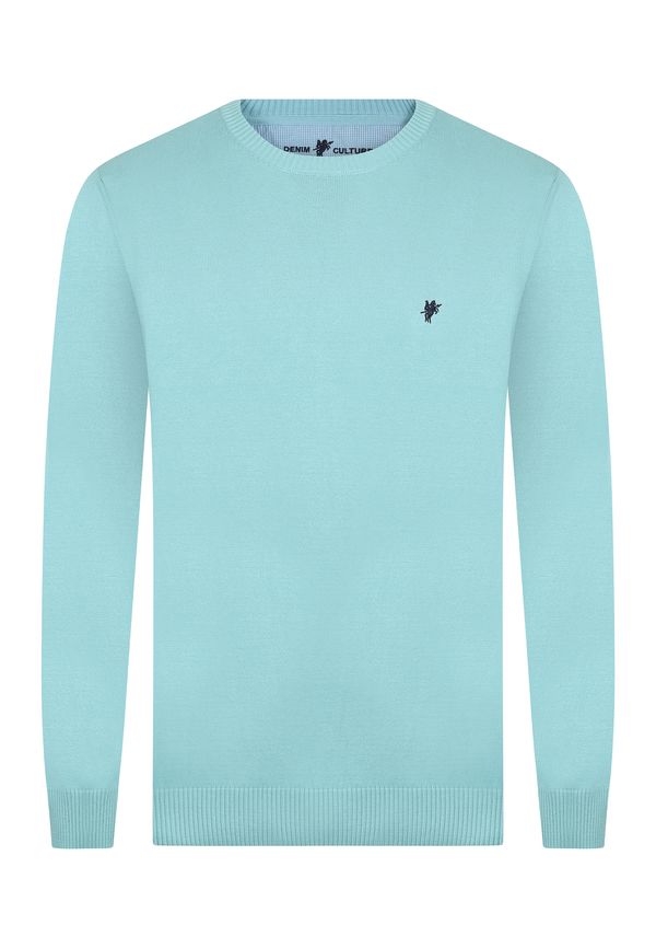 DENIM CULTURE DENIM CULTURE Pulover 'NARCISO'  akvamarin