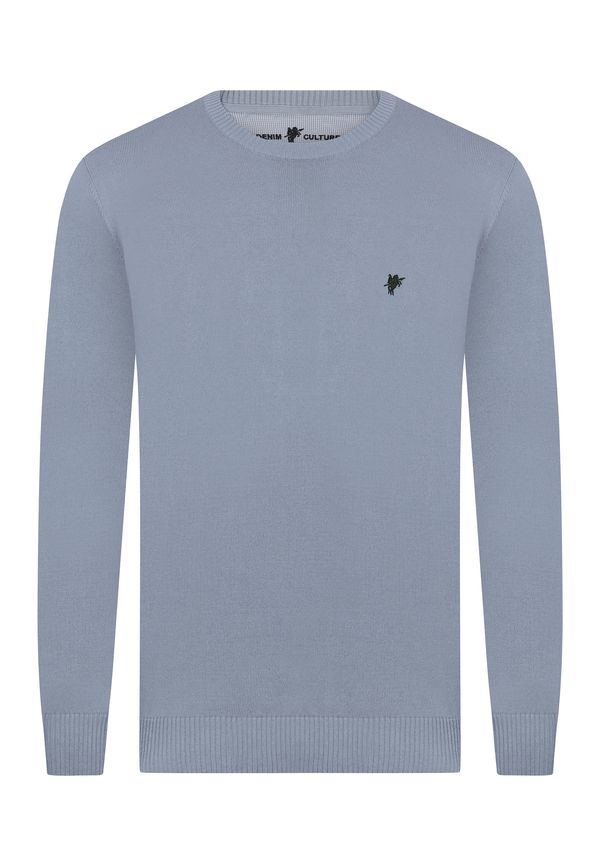 DENIM CULTURE DENIM CULTURE Pulover ' NARCISO '  plava / mornarsko plava