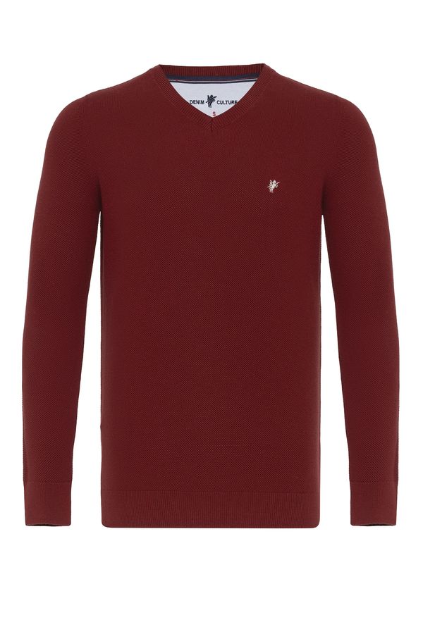 DENIM CULTURE DENIM CULTURE Pulover ' NOVAK '  crvena