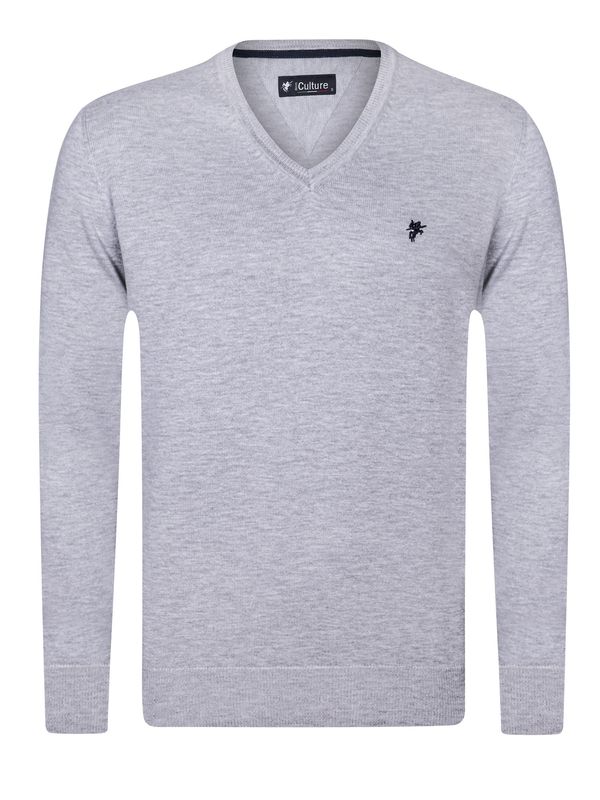 DENIM CULTURE DENIM CULTURE Pulover 'Ottorino'  mornarsko plava / siva melange