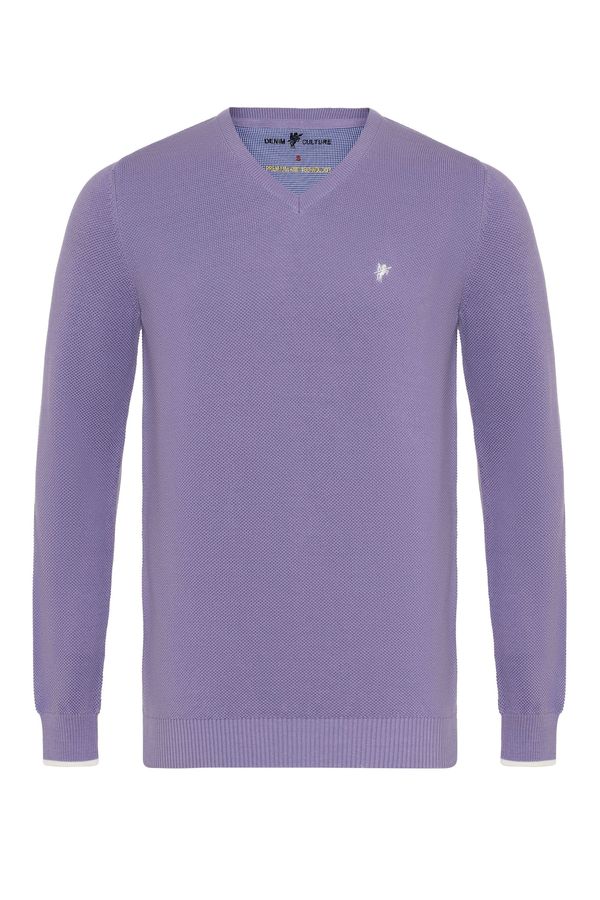 DENIM CULTURE DENIM CULTURE Pulover 'Romario'  lila