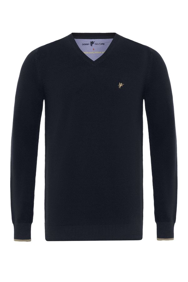 DENIM CULTURE DENIM CULTURE Pulover 'Romario'  mornarsko plava
