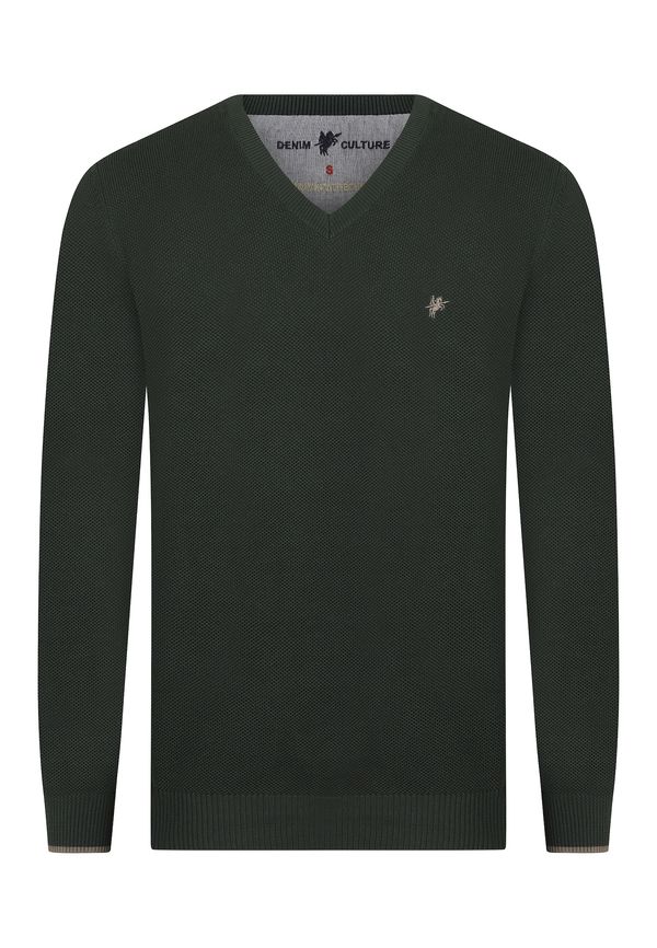 DENIM CULTURE DENIM CULTURE Pulover ' ROMEO '  siva / kaki