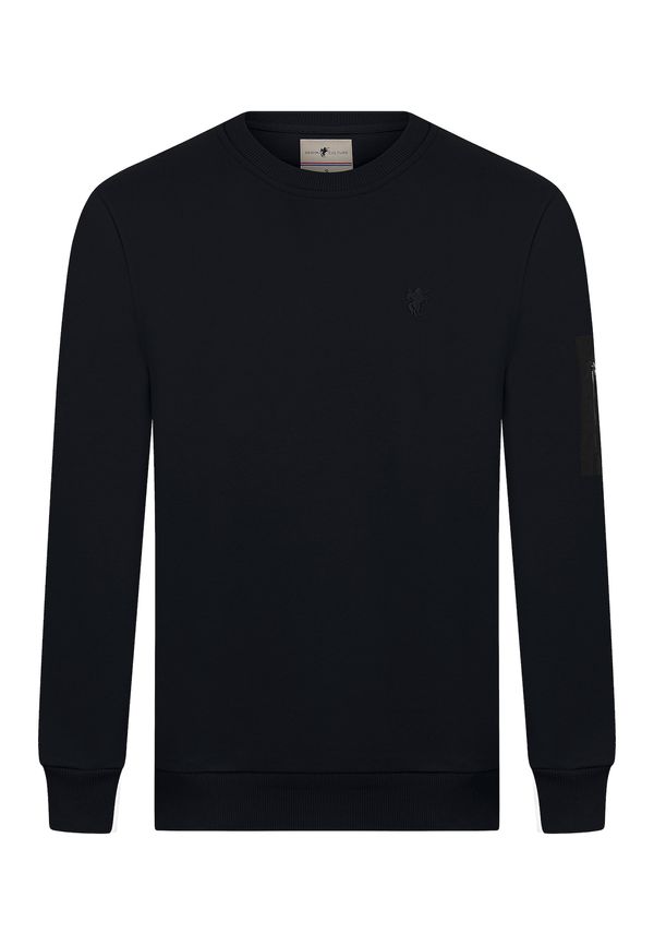 DENIM CULTURE DENIM CULTURE Sweater majica 'Bret'  crna