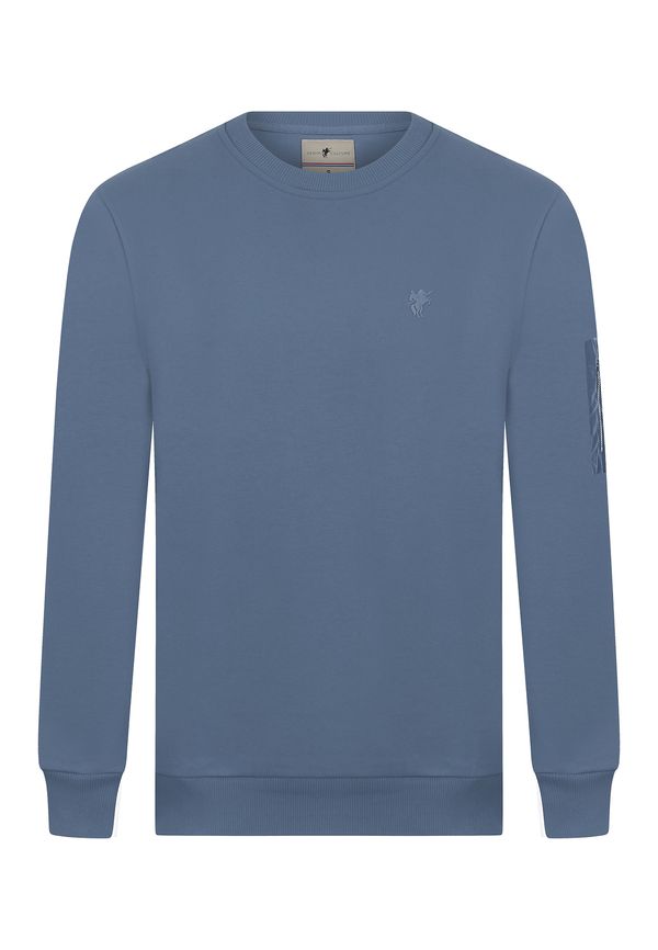 DENIM CULTURE DENIM CULTURE Sweater majica 'BRET'  plava