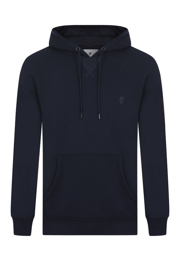 DENIM CULTURE DENIM CULTURE Sweater majica 'SAORO'  mornarsko plava