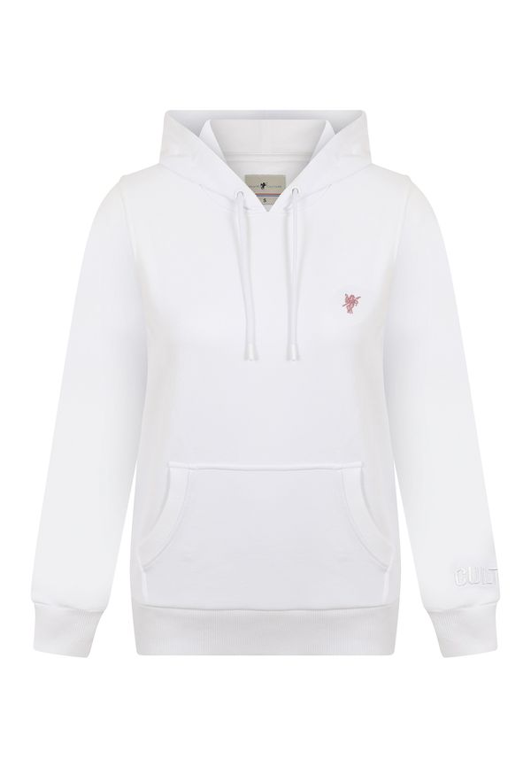 DENIM CULTURE DENIM CULTURE Sweater majica 'Zenaida'  bijela