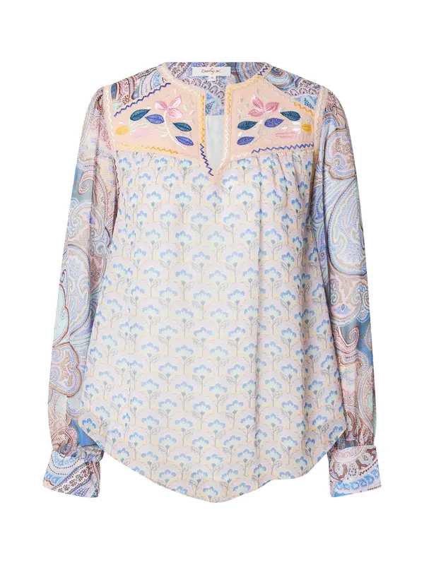 Derhy Derhy Bluza 'AURELIE'  plava / žuta / roza / pastelno roza
