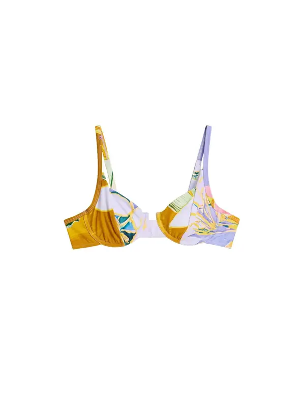 Desigual Desigual Bikini gornji dio  senf / petrol / lavanda / bijela