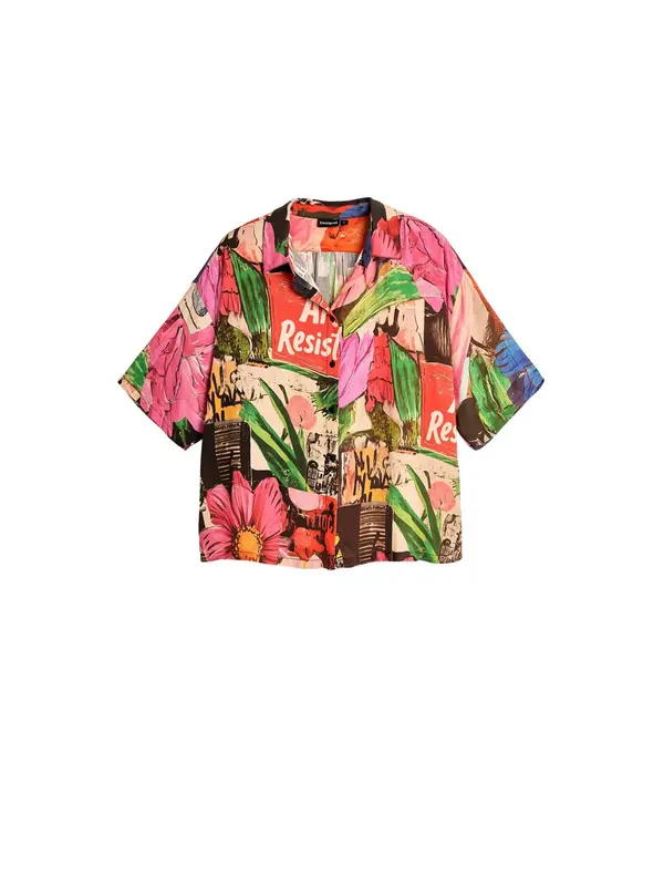 Desigual Desigual Bluza  bež / roza / crvena / crna