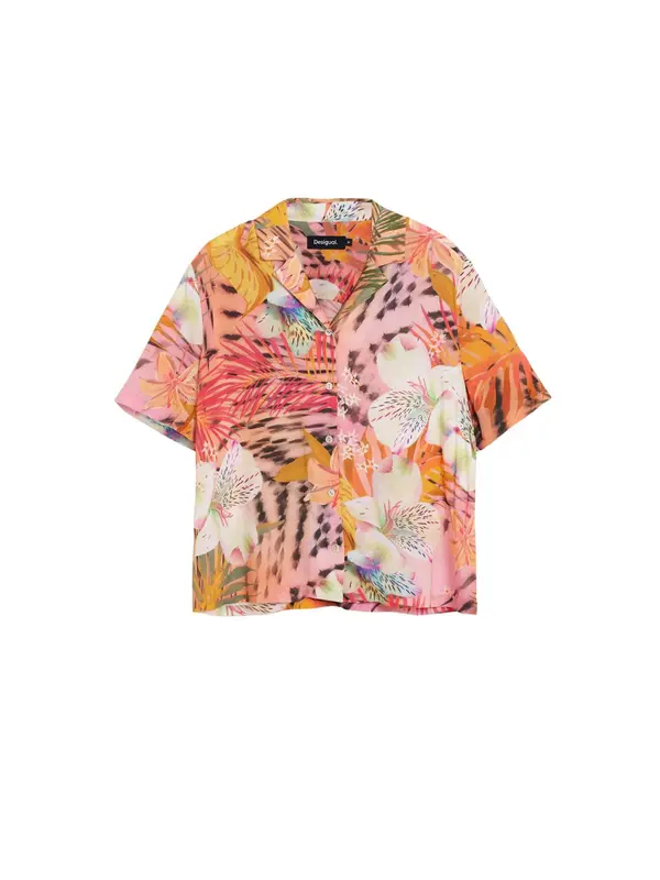 Desigual Desigual Bluza  maslinasta / ljubičasta / narančasta / roza