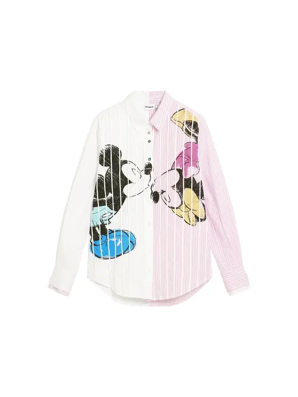 Desigual Desigual Bluza 'Mickey and Minnie Mouse'  miks boja / roza / bijela